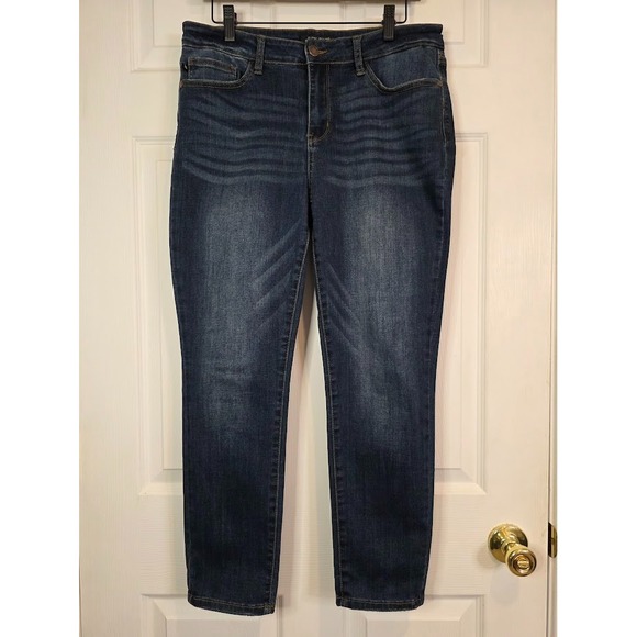 Judy Blue Size 31 Relaxed Fit Jeans Medium/Dark Wash Stretch Comfort JB82102 - Picture 2 of 10